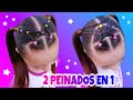 PEINADOS PARA NIÑAS / 2 EN 1 😍 FÁCILES, RÁPIDOS & BONITOS