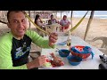 Almorzando HUACHINANGO FRITO en Playa Boca del Rio, Gro.| Rodando x CRUZ GRANDE # 4.