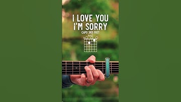 Thumbnail of I Love You, I'm Sorry Gracie Abrams Guitar Tutorial // I Love You, I'm Sorry Guitar Lesson