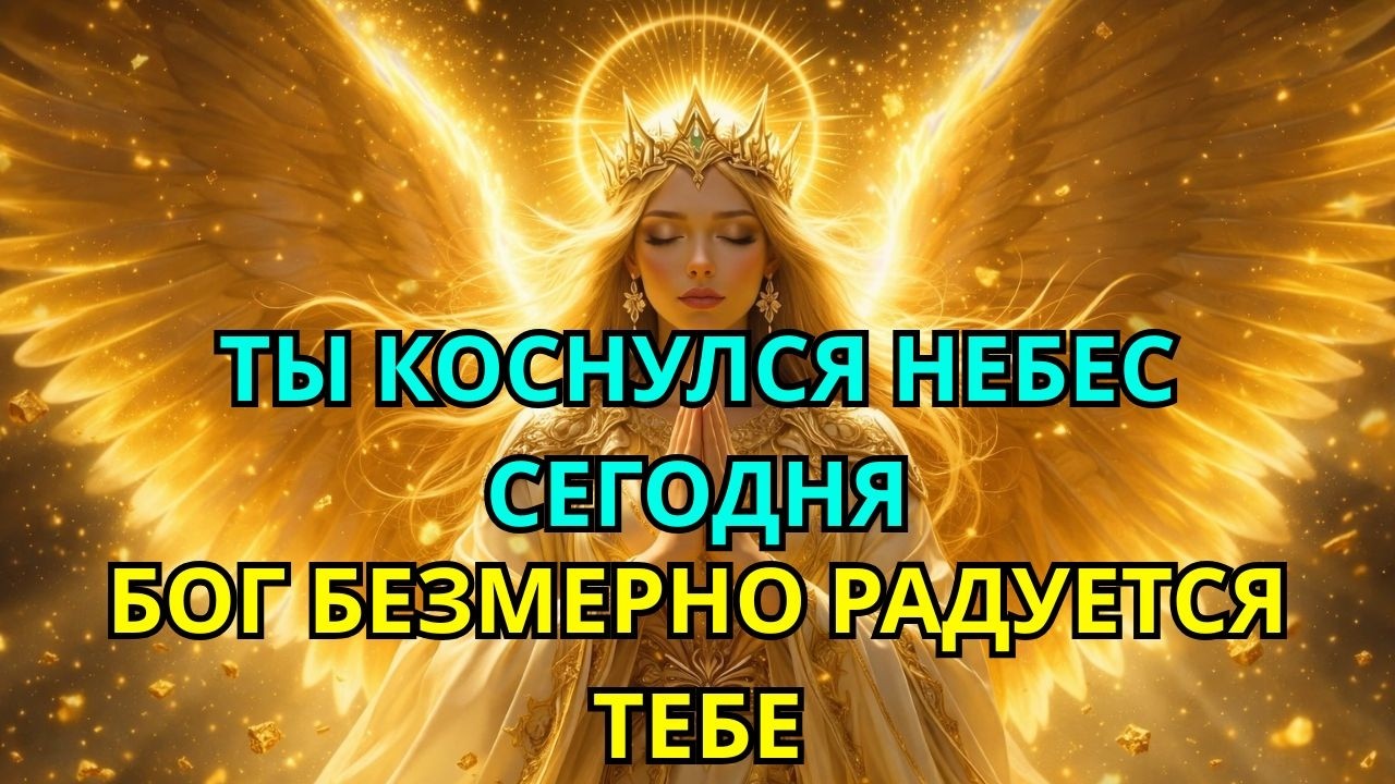 Избранный, сегодня ты коснулся небес — Бог невероятно радуется тому, что ты сделал