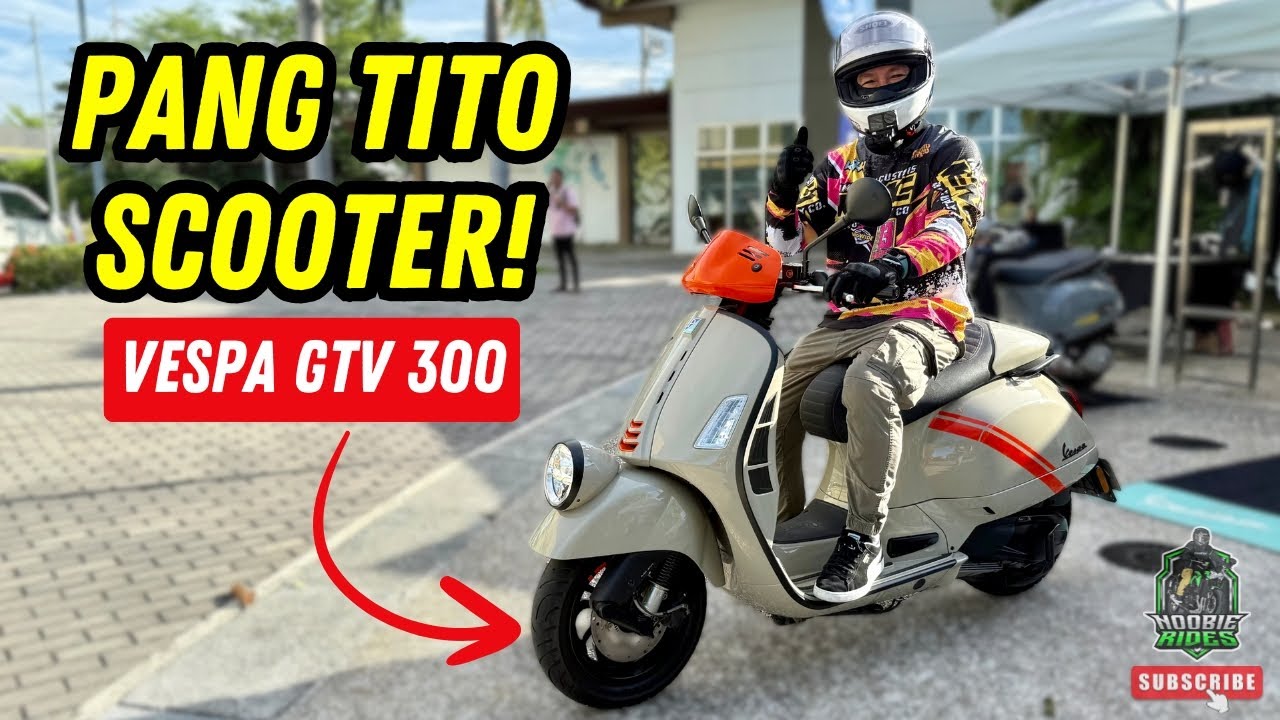 THE BEST BA TALAGA ANG VESPA? | First Time to Ride 5 Vespa Scooters