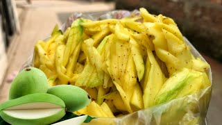 Kacha Aam Masala Yummy Green Mango Masala Summer Special Food Street Food Bangladesh