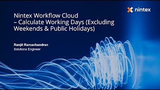 Nintex Workflow Cloud – Calculate Working Days (Excluding Weekends & Public Holidays)
