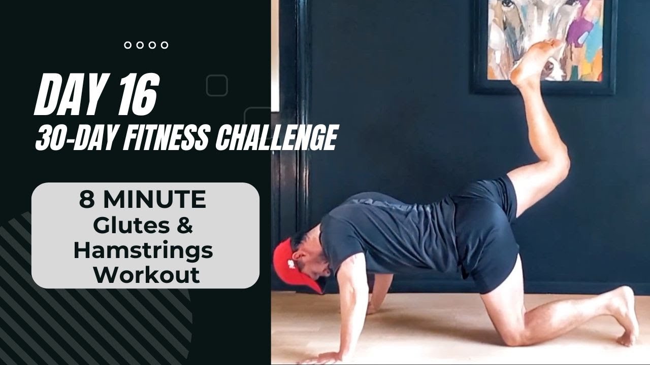 Glutes & Hamstrings Workout – 30 Day Realistic At Home Challenge | Day ...