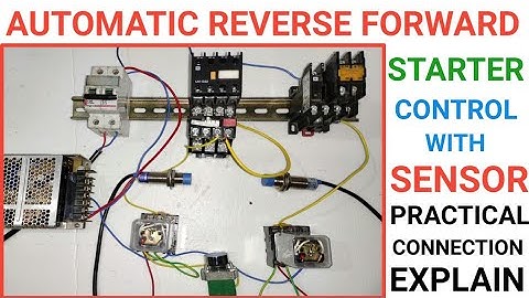 AUTOMATIC REVERSE FORWARD STARTER WITH SENSOR PRACTICALLY CONNECTION । REVERSE FORWARD STARTER