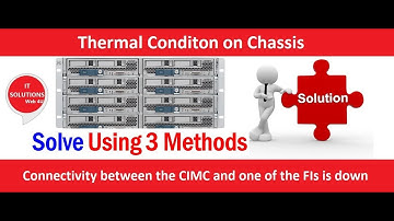 Thermal condition on chassis  | Connectivity between the CIMC and one of the FIs is down