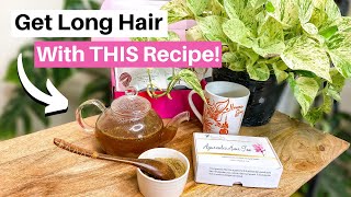 Get LONG Hair with this Ayurvedic recipe! Join our 8 Week Hair Goals Challenge
