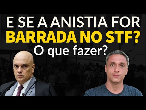 O que fazer se a ANISTIA for aprovada no Congresso e BARRADA no STF?