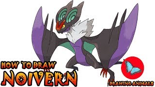 How To Draw Noivern Pokemon | Drawing Animals