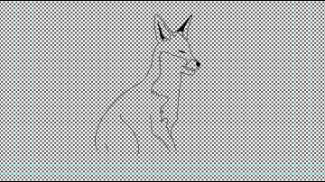 Unfinished fox scratch Animation