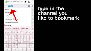 How to make bookmark browser page on desktop for Android device - Firefox screenshot 2