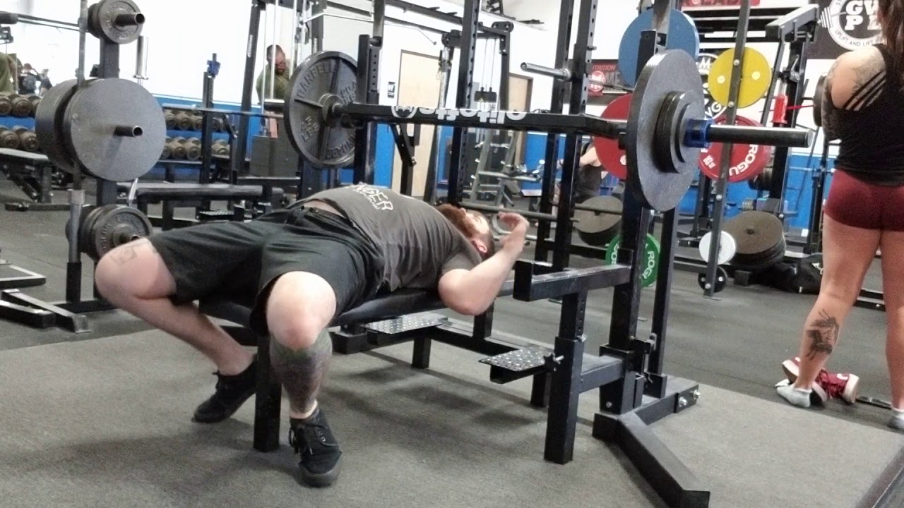 175lb Swiss Bar Bench Press(Set3)_6/4/19 YouTube