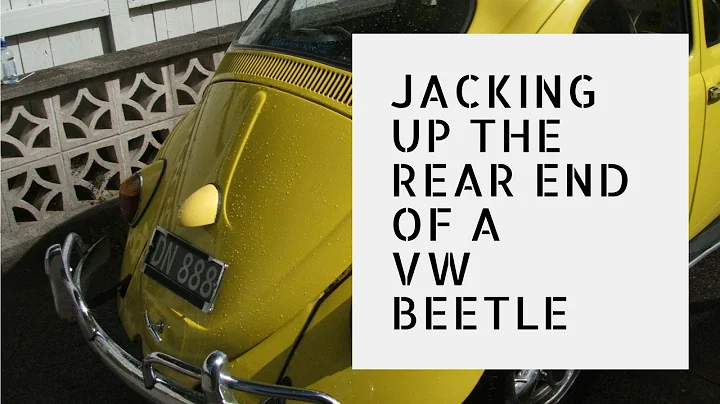 Jacking Up The Rear Of A Volkswagen Beetle - VW Classic Fix
