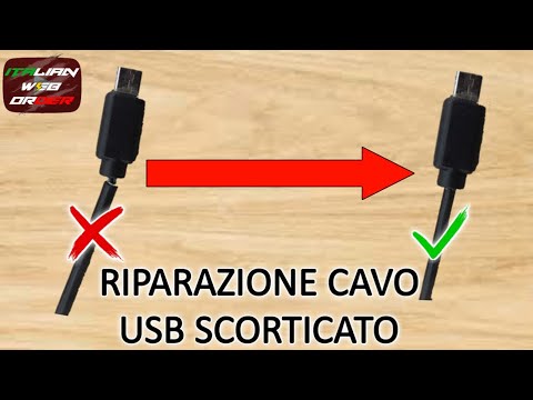COME RIPARARE UN CAVO USB SCORTICATO - MIGLIOR METODO by TheItalianWebOrder
