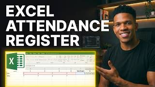 How to Create Attendance Register in Microsoft Excel (2026) | Step-by-Step
