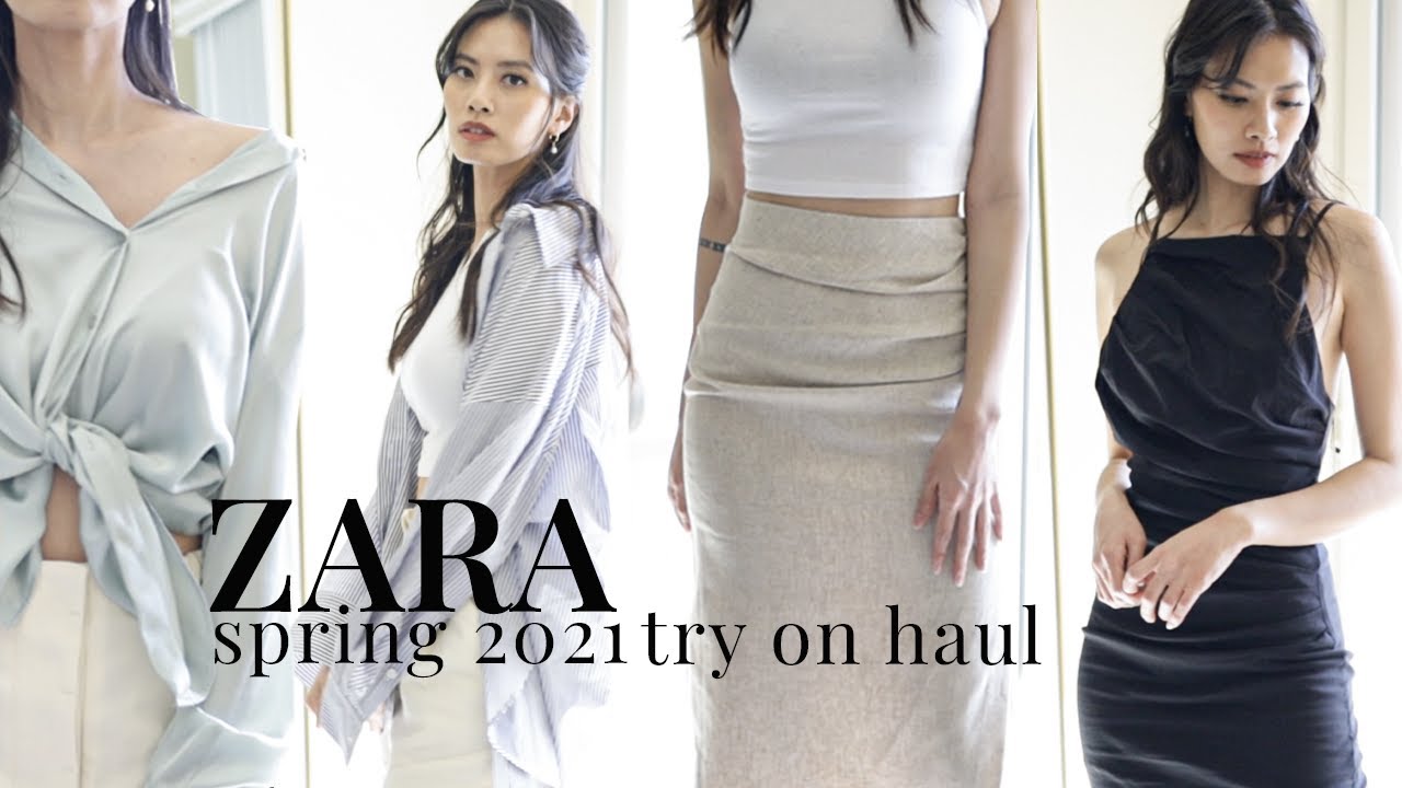ZARA new season try on haul | neutral & simple pieces for spring/summer 2021