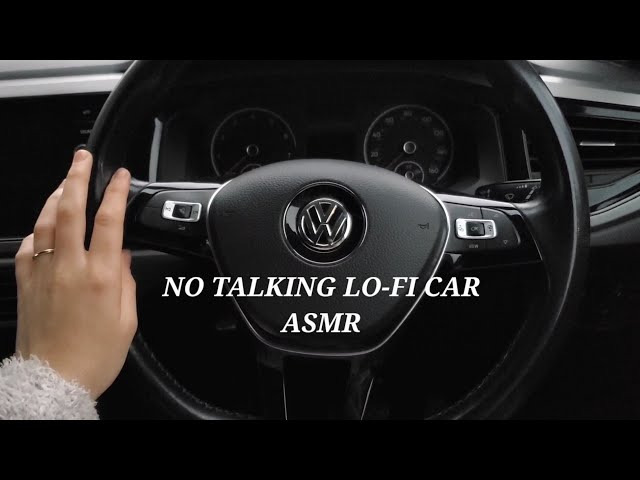 No talking ASMR in the car | VW Polo | tapping & scratching | Scotland driving ambience