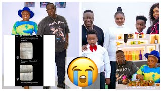 Sad  Mr Ibu cries as he finds out Lady Jasmine is not his real Daughter