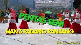 TARI ZAPIN MELAYU Di MAN 3 Padang panjang dalam rangka pentas seni