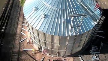 How to build grain storage silo