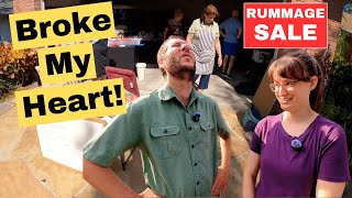 TRAGEDY STRIKES At The Rummage Sale!