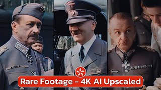 Rare Video of Hitler's Secret Visit to Finland in 1942, for the Finnish Marshal's Birthday