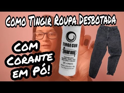 Vídeo: Como amarrar tintura usando pó de Rit (com fotos)