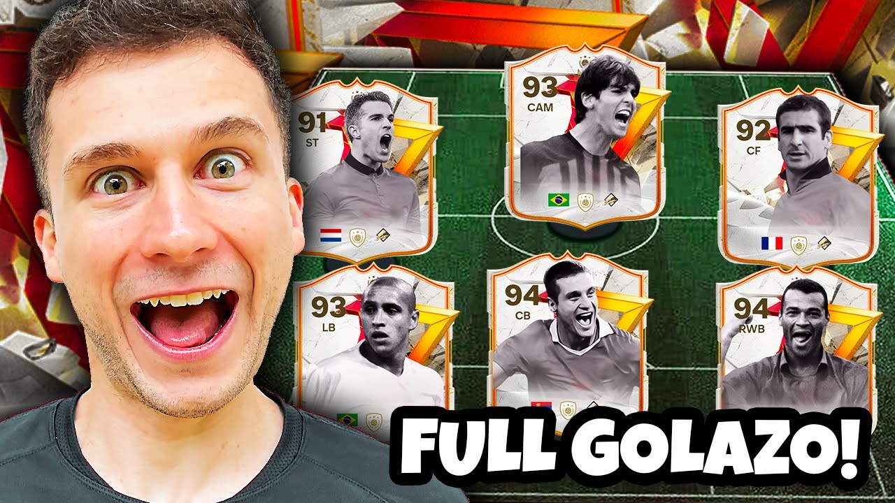 MONTEI UM TIME FULL ICON GOLAZO E DESTRUI NA WL!! 🔥🔥 EA FC 24 ULTIMATE TEAM