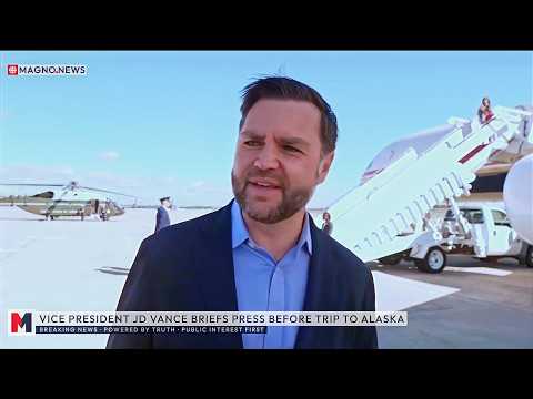 🇺🇸 Vice President JD Vance Talks to Reporters Before Trip to Alaska