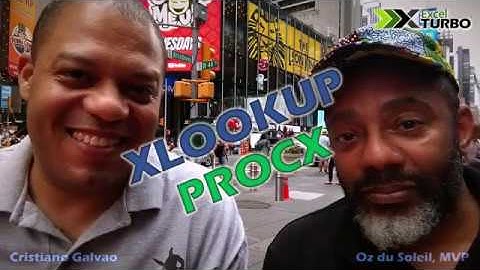 Excel XLOOKUP (PROCX) Conversation with Oz du Soleil in Times Square