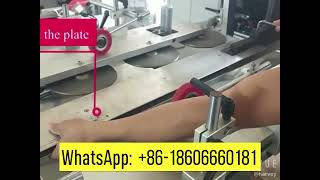 Operation video of paper bag machine flat bottom