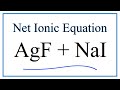 Net Ionic Equations and Spectator Ions