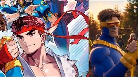 Marvel vs Capcom/Fortnite - Classic Ryu & Cyclops Handshake Recreated by Cap n Cyclops in Fortnite!!