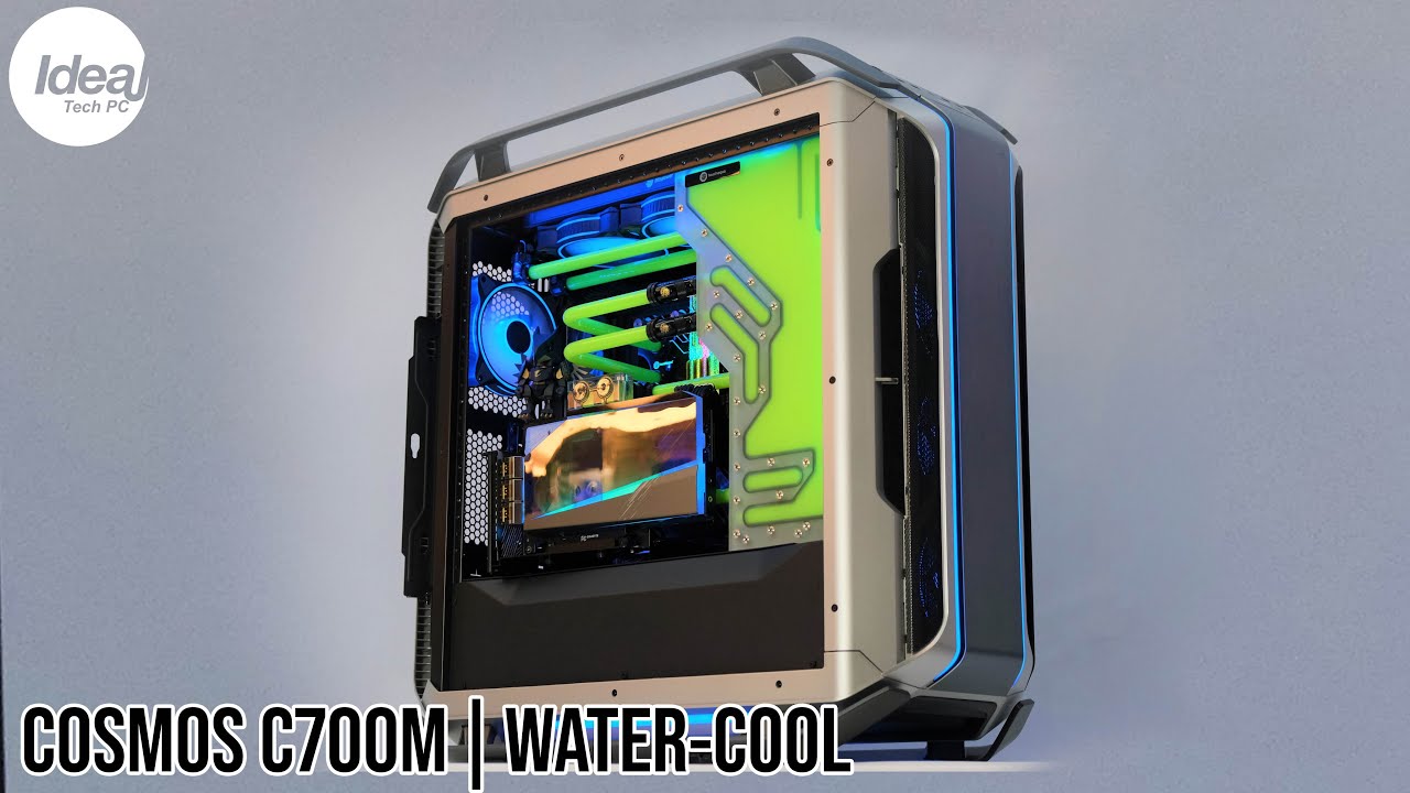 Cooler Master Cosmos C700M ft. Bitspower Water Cooling (with 4K Benchmark)  | IDEALTECH PC