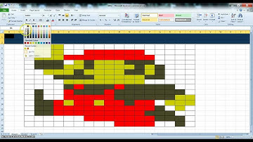 How to Make Mario and Luigi in Microsoft Excel (1/2)