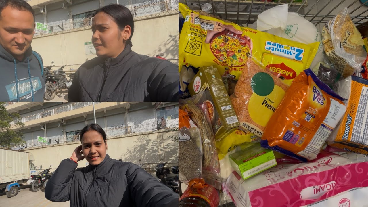 हम चले घर का रासन लेने😊Grocery shopping🛍️defence life struggle 
