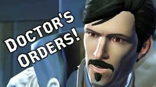 SWTOR Dark Side Jedi Knight - First Conversation with Doc on the Ship