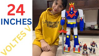 24 Inches Tall Voltes V Robot - Unboxing 3D Printed Voltes V