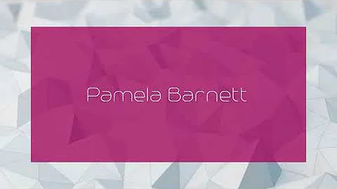 Pamela Barnett - appearance