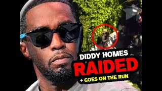 Diddy's Houses RAIDED As He Runs From The FEDS On His Private Jet!!