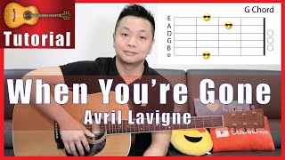 Video thumbnail of "When You're Gone - Avril Lavigne Guitar Tutorial"