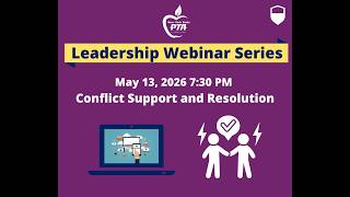 Leadership Development Webinar: Conflict Support and Resolution