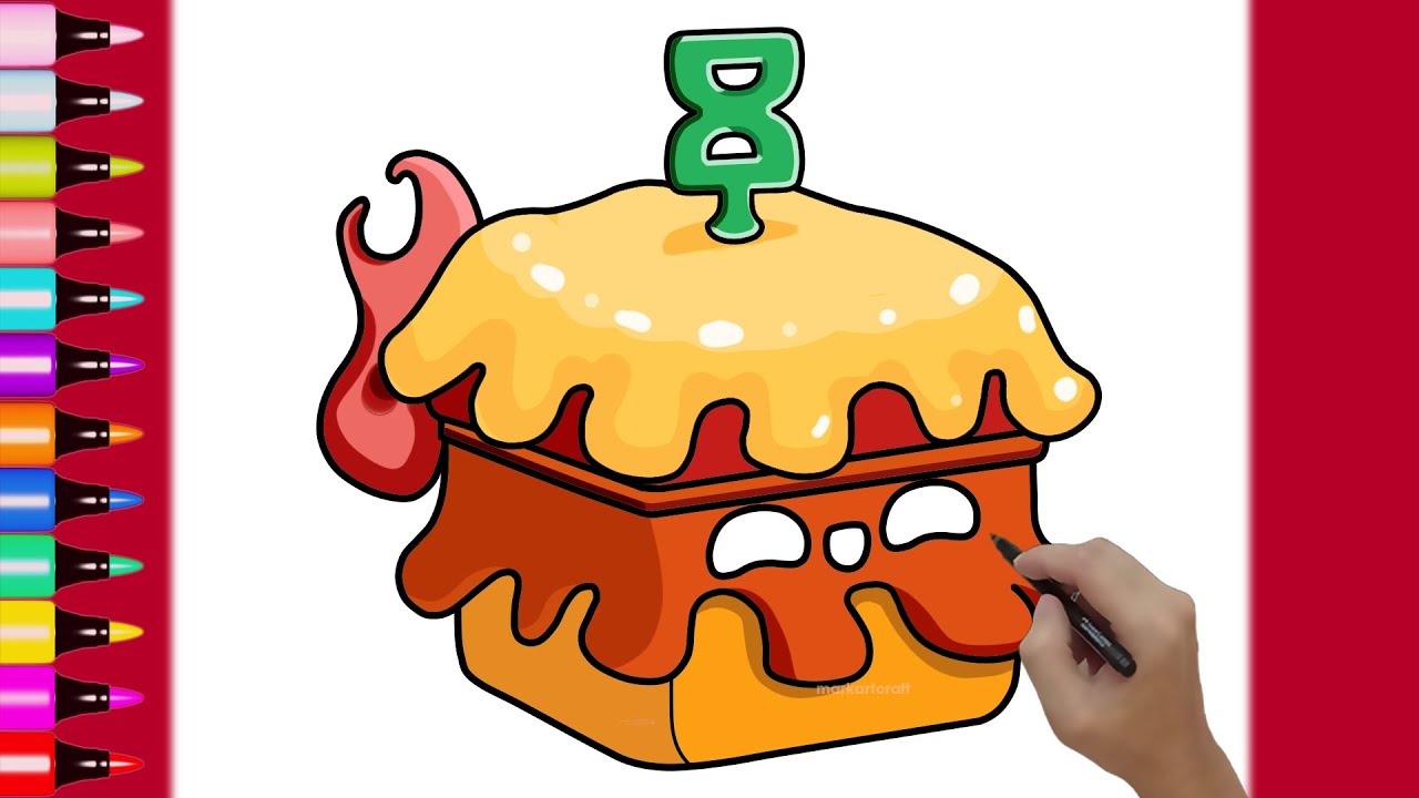 How To Draw Sand Fruit - Blox Fruit - Roblox