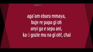 Flavour - Nnekata  Lyrics 2 Go