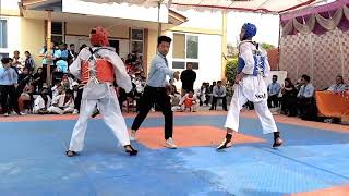 under 51kg fight #makwanpur vs #kathmandu