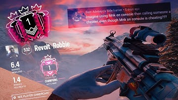 Champion 𝘼𝙘𝙘𝙪𝙨𝙚𝙙 of 𝘾𝙝𝙚𝙖𝙩𝙞𝙣𝙜 "Mouse & Keyboard" - Rainbow Six Siege