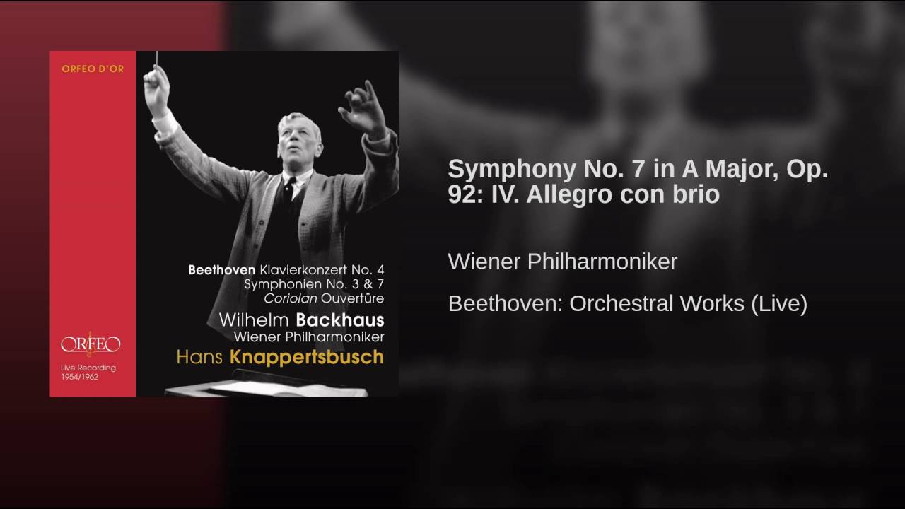 Παρακολούθηση Symphony No. 7 in A Major, Op. 92: IV. Allegro con brio στο YouTube Παρακολούθηση Symphony No. 7 in A Major, Op. 92: IV. Allegro con brio στο YouTube