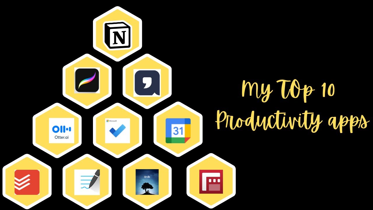 How to be productive - My top 10 productivity apps - YouTube