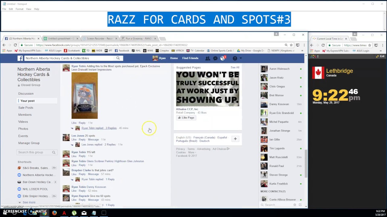 RAZZ FOR CARDS AND SPOTS3 YouTube