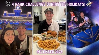 4 Park Challenge Over Christmas Week! Cake Bake Shop & Steakhouse 71 Feast | DAY23 & 24 DEC25